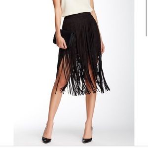 OnTwelf Fringe Skirt